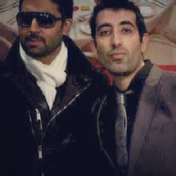 Kaiser Khan with Abhishek Bachchan