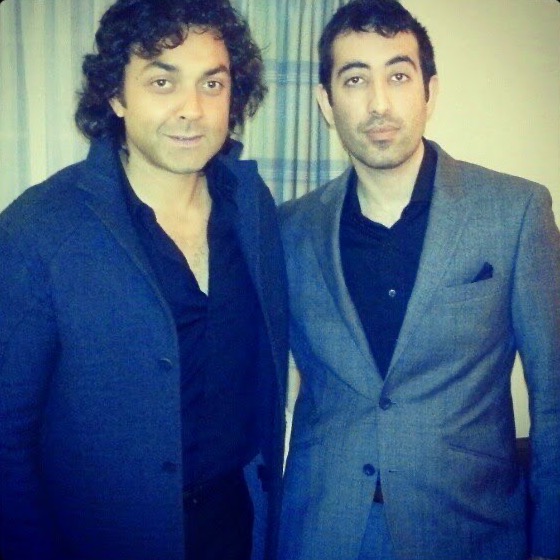 Kaiser Khan with Bobby Deol