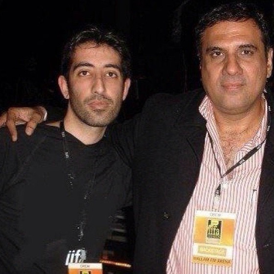 Kaiser Khan with Boman Irani
