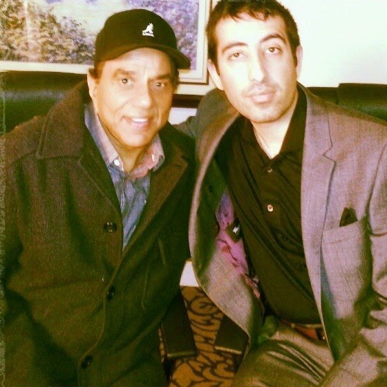 Kaiser Khan with Dharmendra