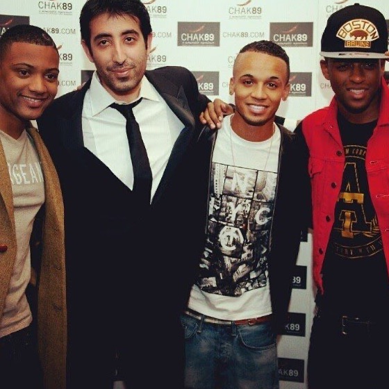 Kaiser Khan with JLS