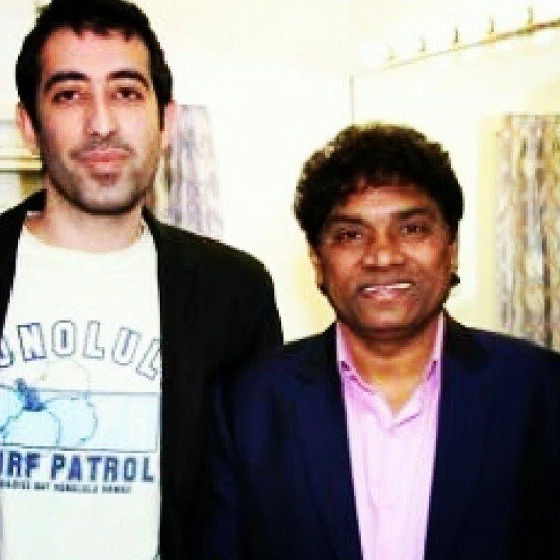 Kaiser Khan with Johnny Lever