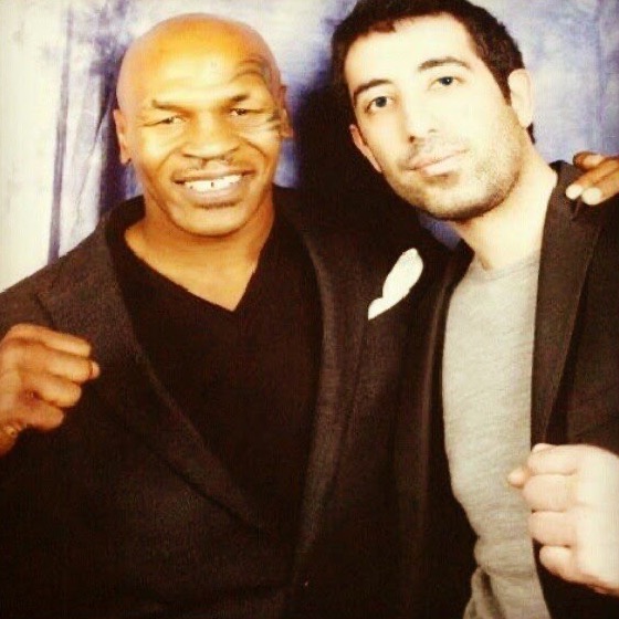 Kaiser Khan with Mike Tyson