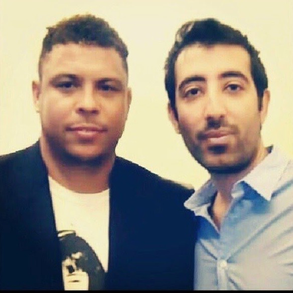Kaiser Khan with Ronaldo